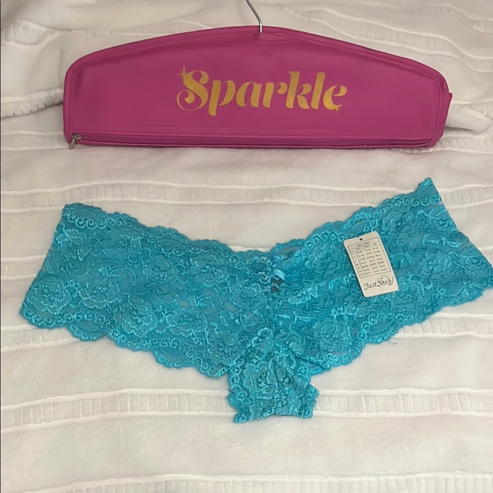 Sparkle Women's Blue Lace Panties